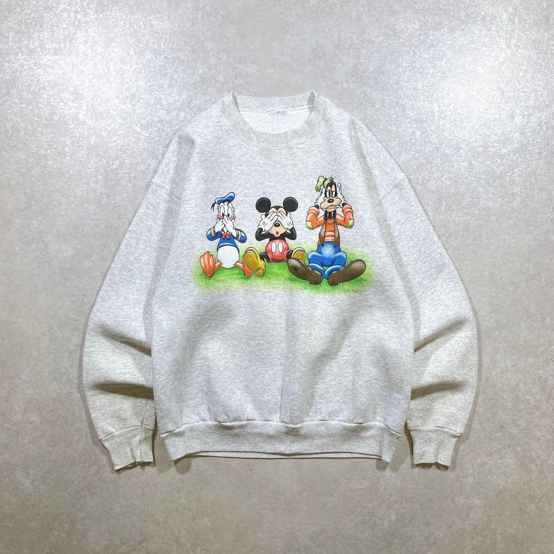 【激レア】90s Disney 見ざる言わざる聞かざる スウェット ヴィンテージ