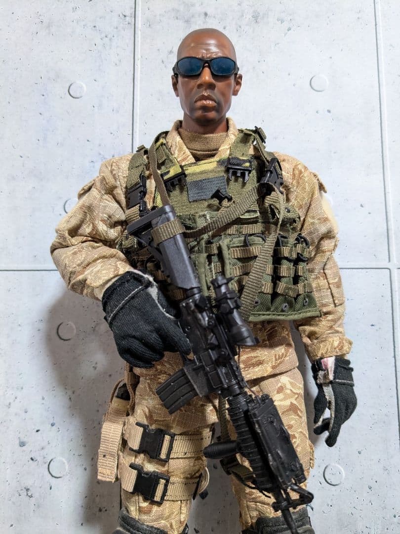 アメリカ軍特殊部隊 1/6 12インチ黒人兵士 cs8