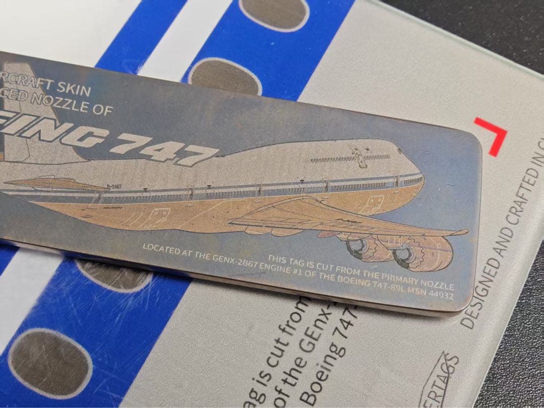 CA 中国国際航空 Airlinertags B747-8型機エンジン 新作