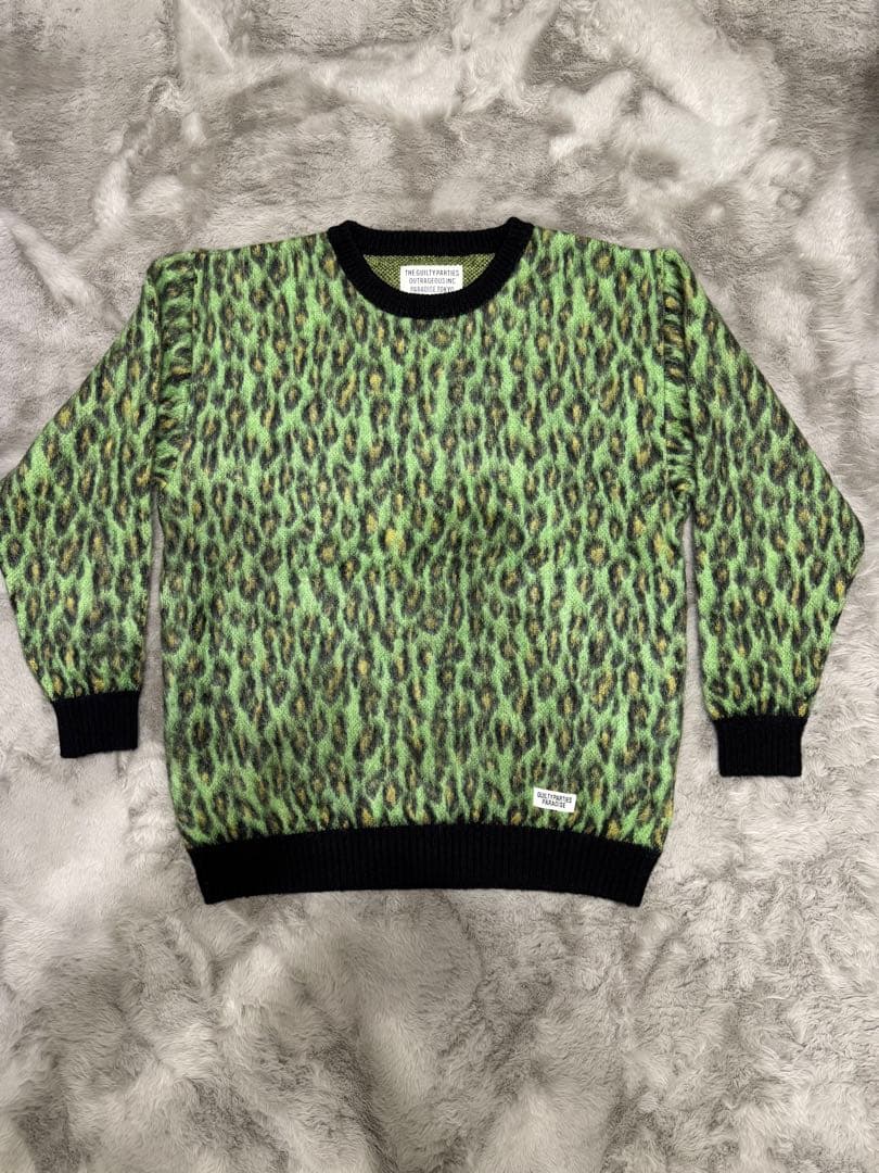 ワコマリア LEOPARD MOHAIRレオパード モヘアセーター