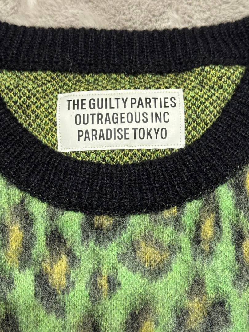 ワコマリア LEOPARD MOHAIRレオパード モヘアセーター