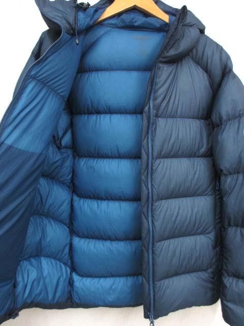 美品 マムート MAMMUT メロン イン フーデッド ダウンジャケット XL