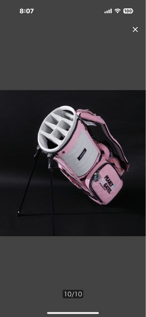 PEARLY GATES ピンクゴルフバッグとウィルソンドライバーヘッドカバー