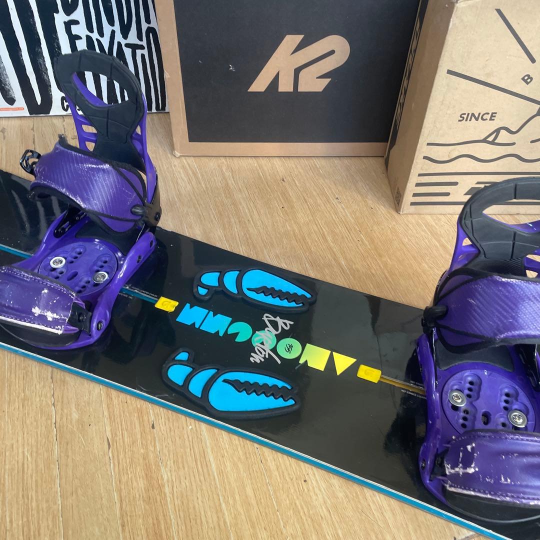 BURTON×ZUMA　バートン　マクモリス愛用スノーボード　バインディング付