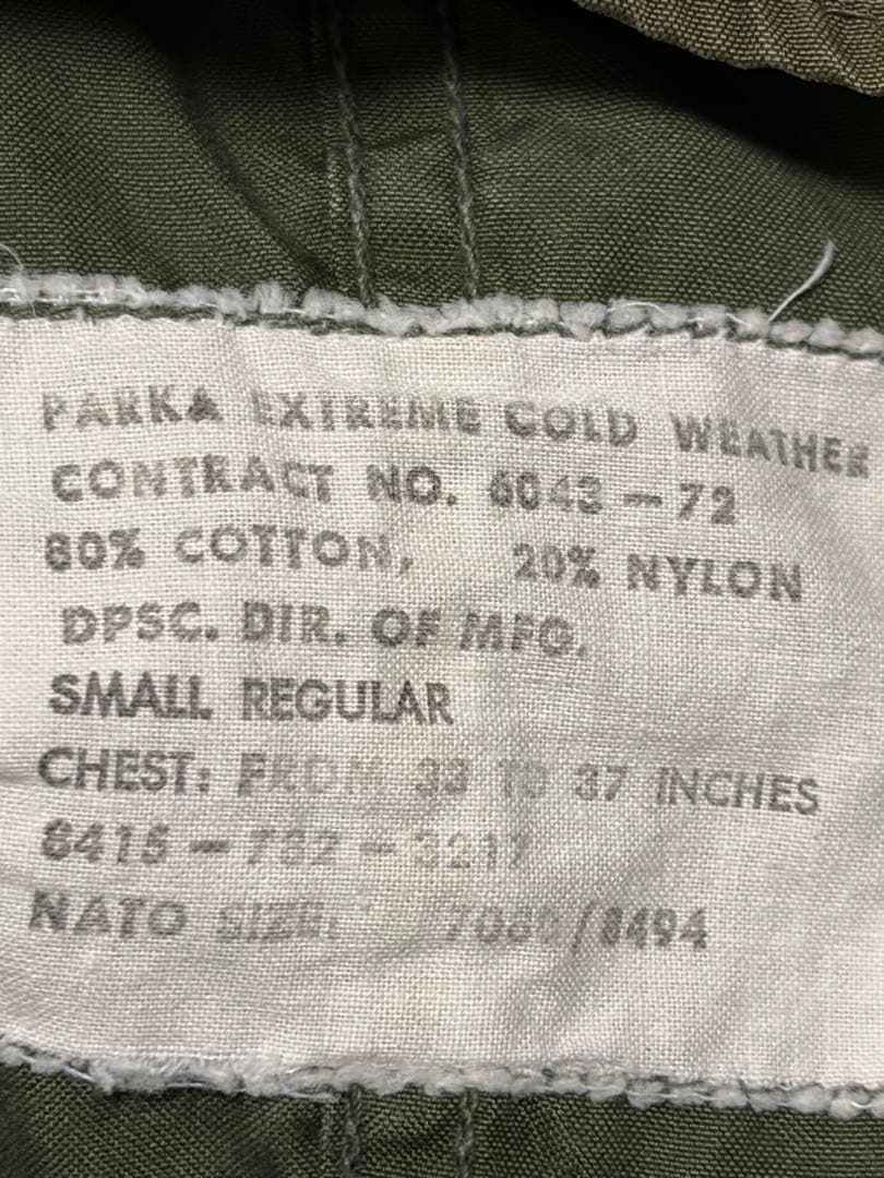 M65フィッシュテールパーカーモッズコート　フルセット　リアルファー