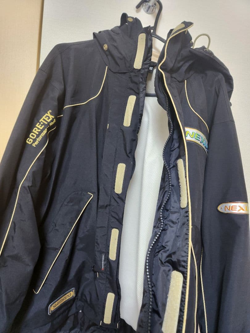 シマノ　ゴアテックス　レインスーツ　L