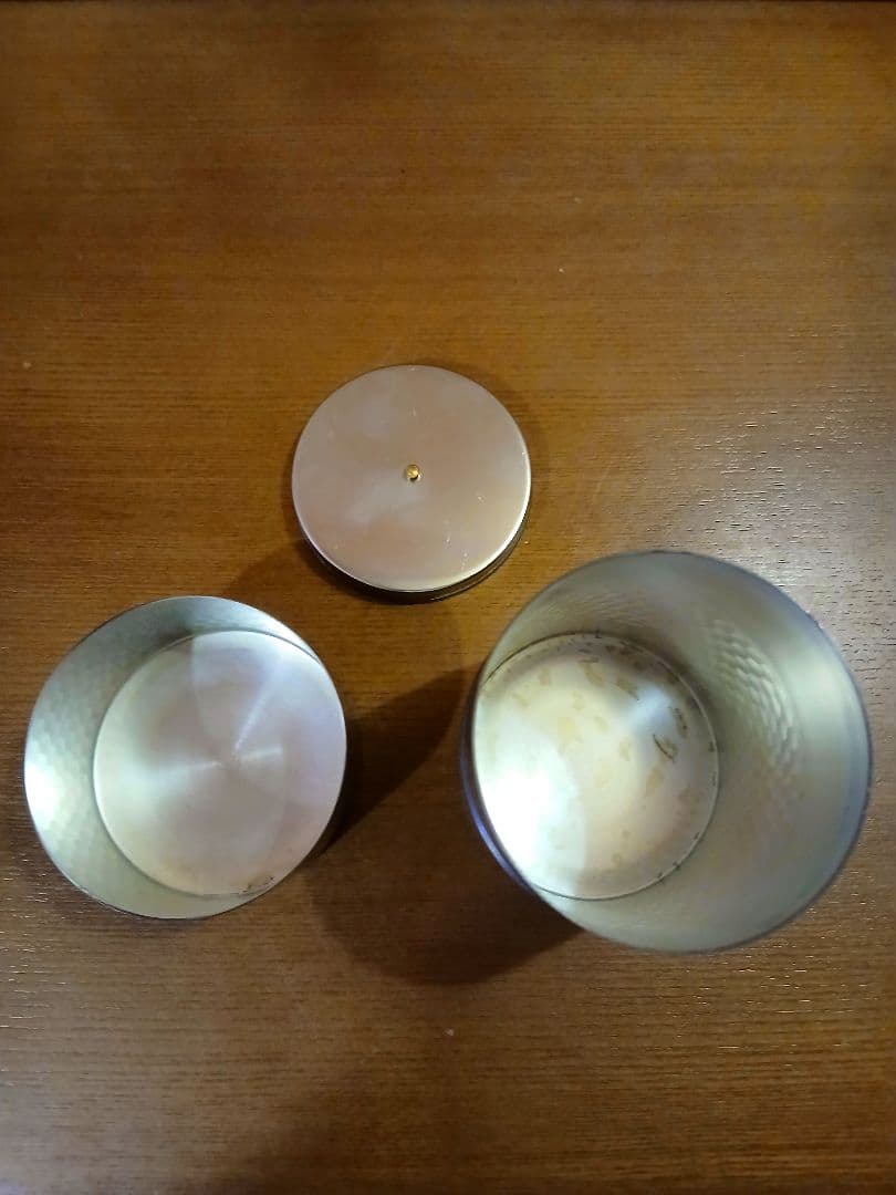 未使用　玉幸堂　越前銅器　急須　茶筒　純銅　茶器　茶道具