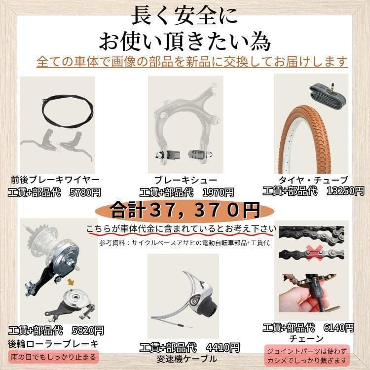 【全国送料無料】新品部品 子供乗せ対応 16Ah　ビッケ　GB　電動自転車