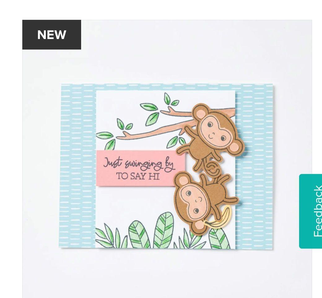 未使用　リトルモンキー　パンチふ＆スタンプ　スタンピンアップ