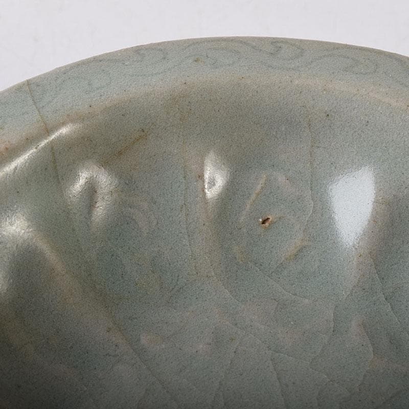 中国　龍泉窯　粉青釉　小皿　小鉢　古玩器　C　R8467