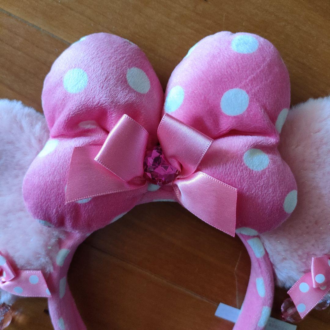 ディズニー　カチューシャ　ピンク　ミニー　イヤリング　パルパルーザ　水玉 レア