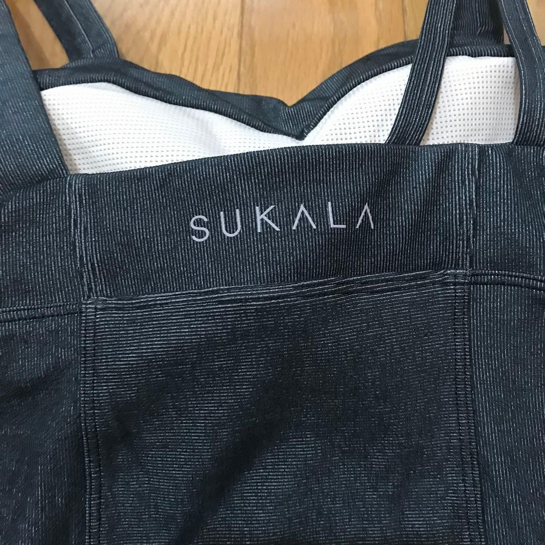 【SUKALA】リブデニムロングキャミソール　新品　訳アリ