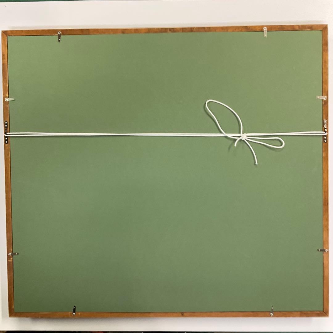 関健造作　「山村清流」　F10号　油絵