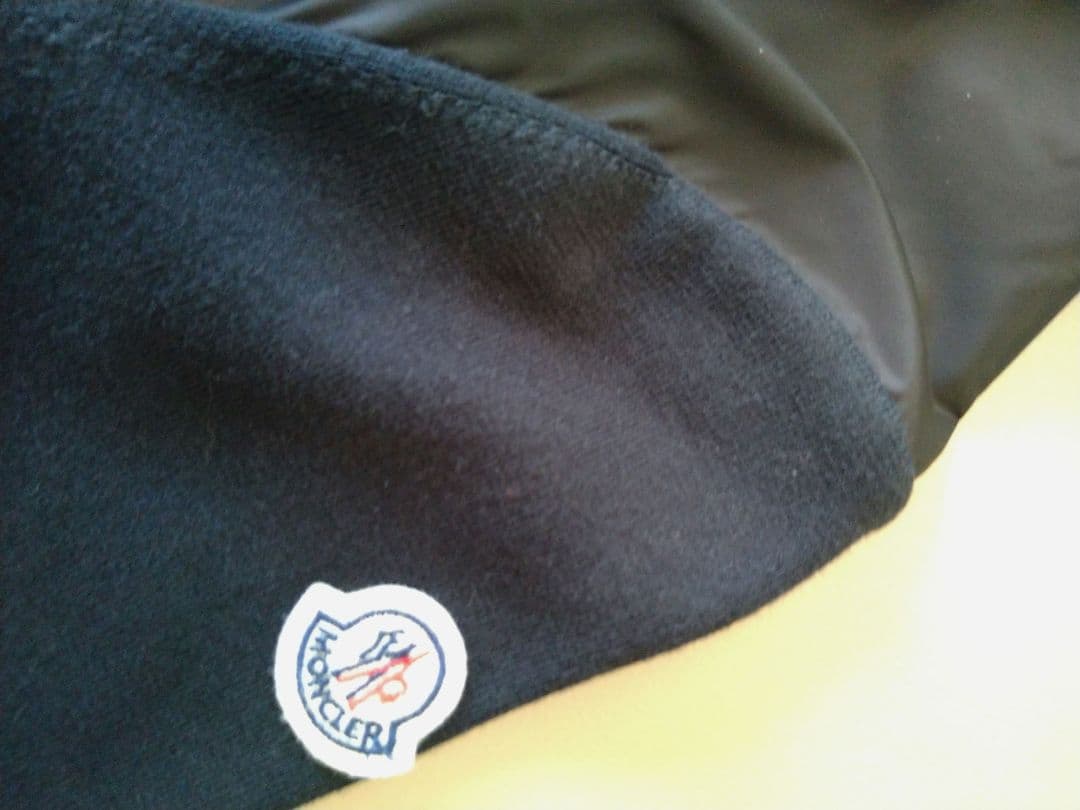 ブラック フード付き ナイロンコットンジャケット