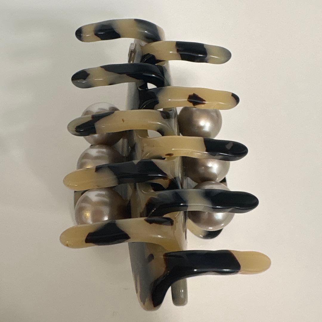 赤猫様ALEXANDRE DE PARIS♡新品♡Sクリップ♡パールベッコウ