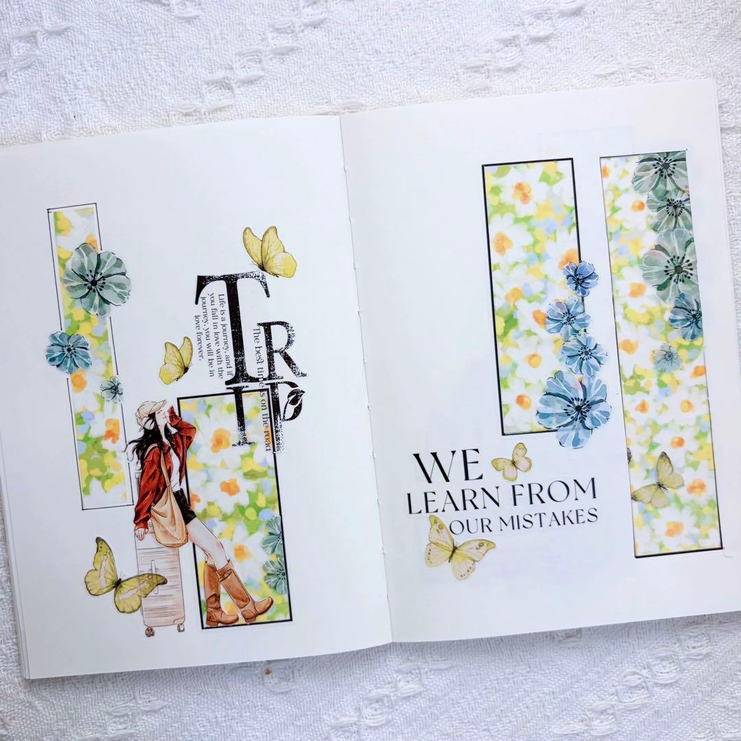 繁花文创《威廉文字》海外マスキングテープ　マステ 【2665】