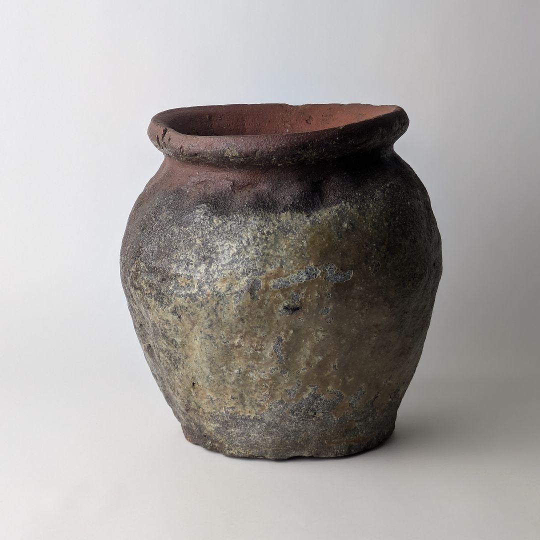 m*o様 常滑焼 灰釉 自然釉 壺 不識壺 お歯黒壺 花生 古常滑 六古窯 骨董