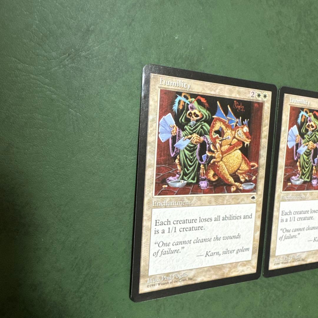 MTG 謙虚　《英語》２枚