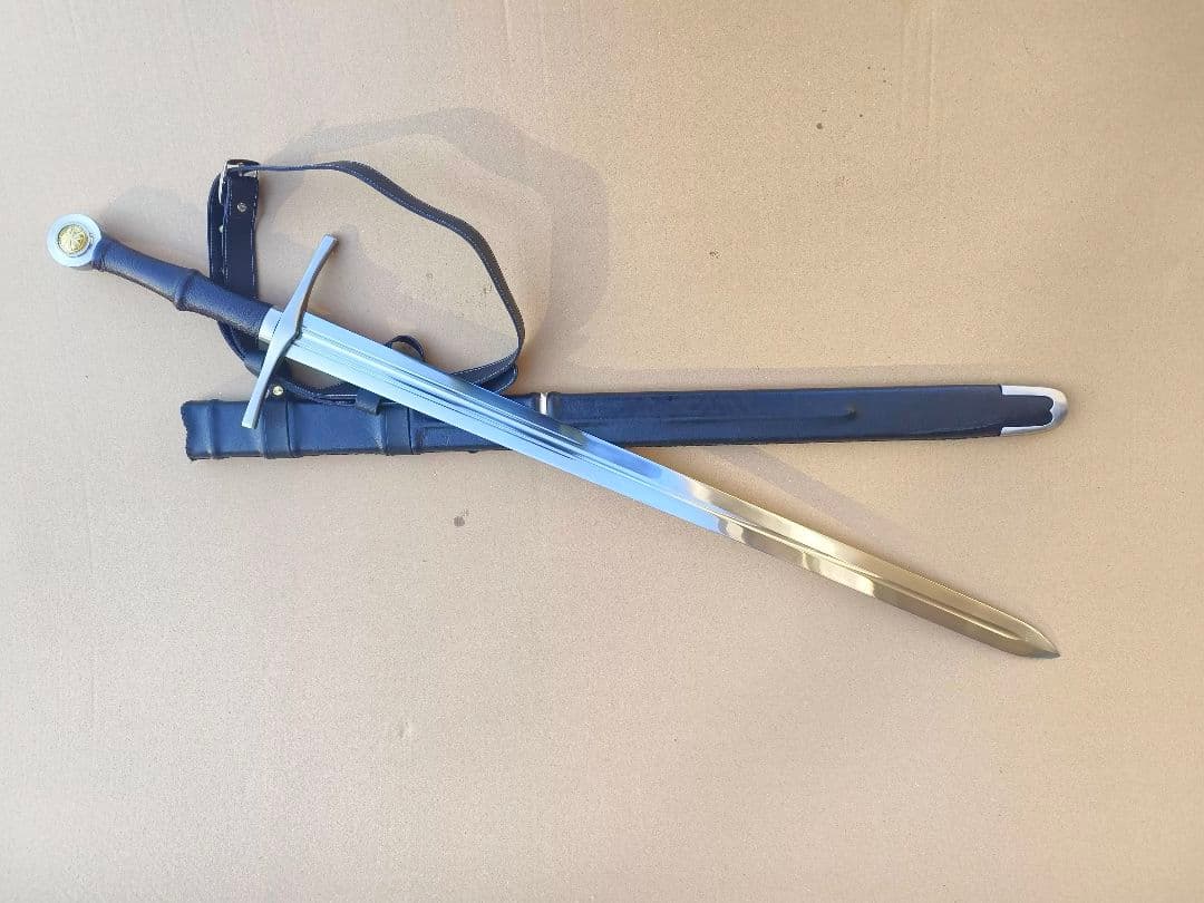 先鋒の騎士 広刃の剣 古兵器 武具 手鍛造打 西洋剣 長剣【希少】高級 鑑賞用