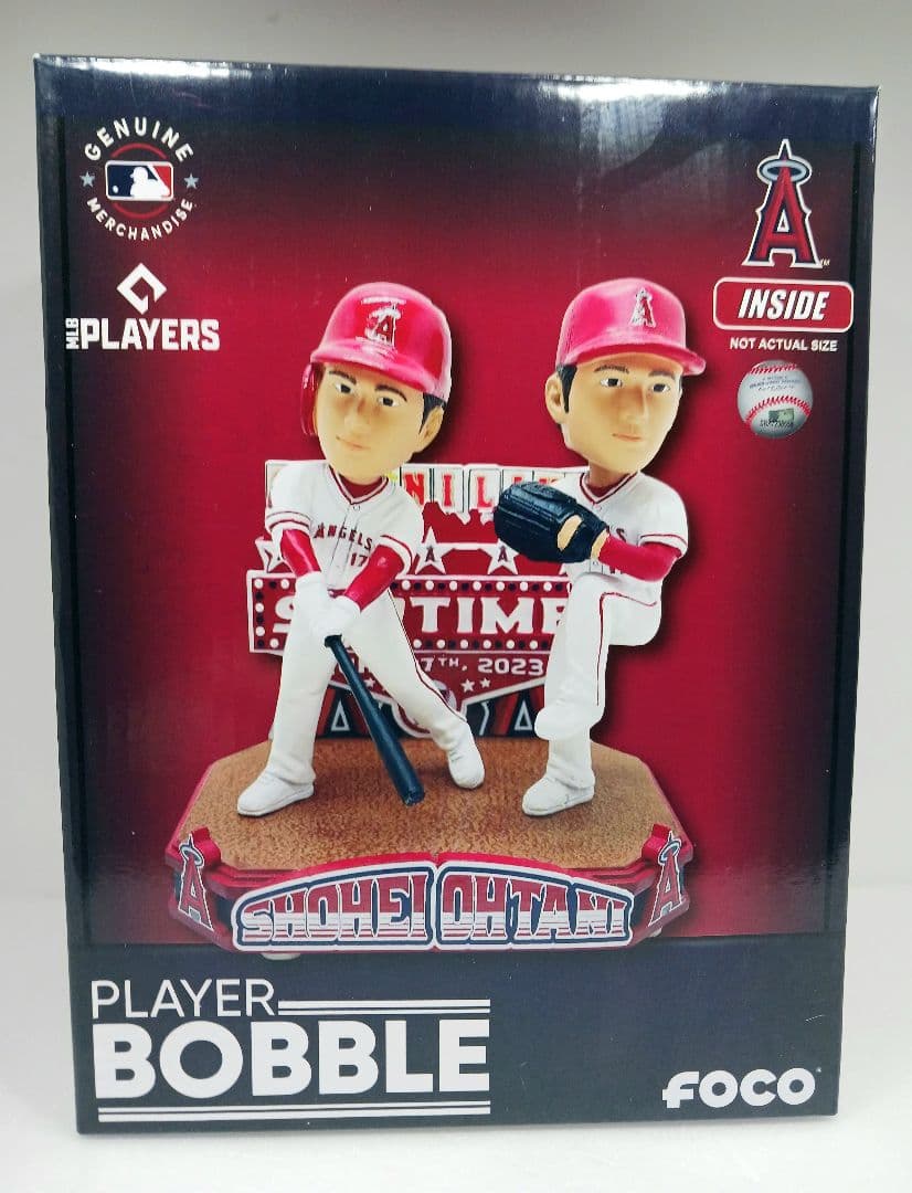 223体限定 大谷翔平 2本塁打 10奪三振　記念 ボブルヘッド バブルヘッド