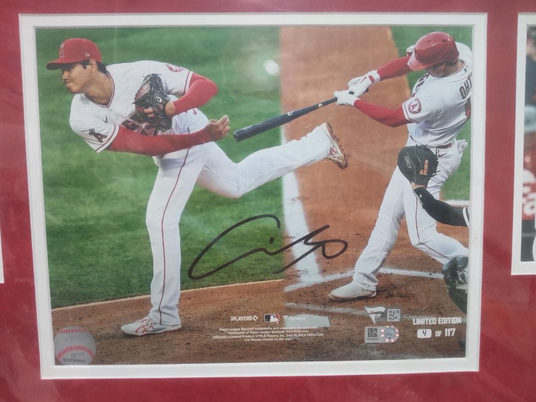 大谷翔平　初ＭＶＰ　直筆サイン　豪華フォトＳＥＴ　限定117　No.４　※激レア