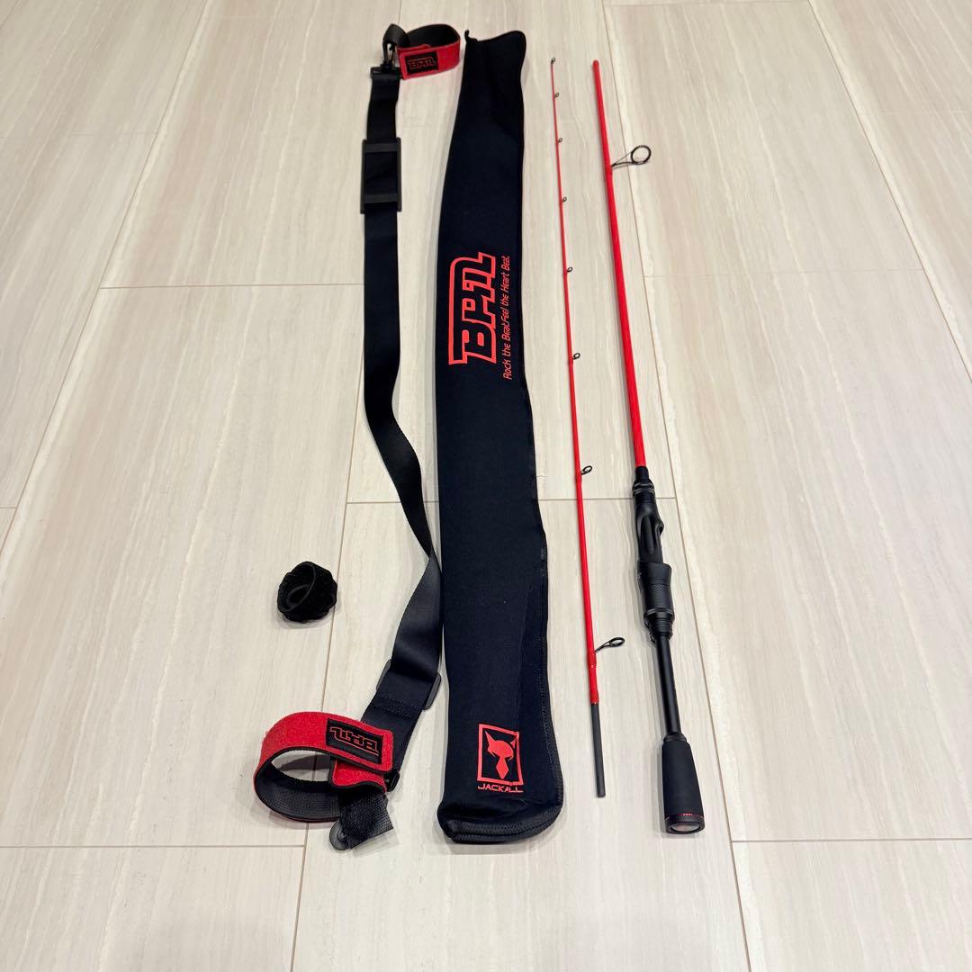 ジャッカル BPM BS-66L-2 バスロッド 2ピース 美品