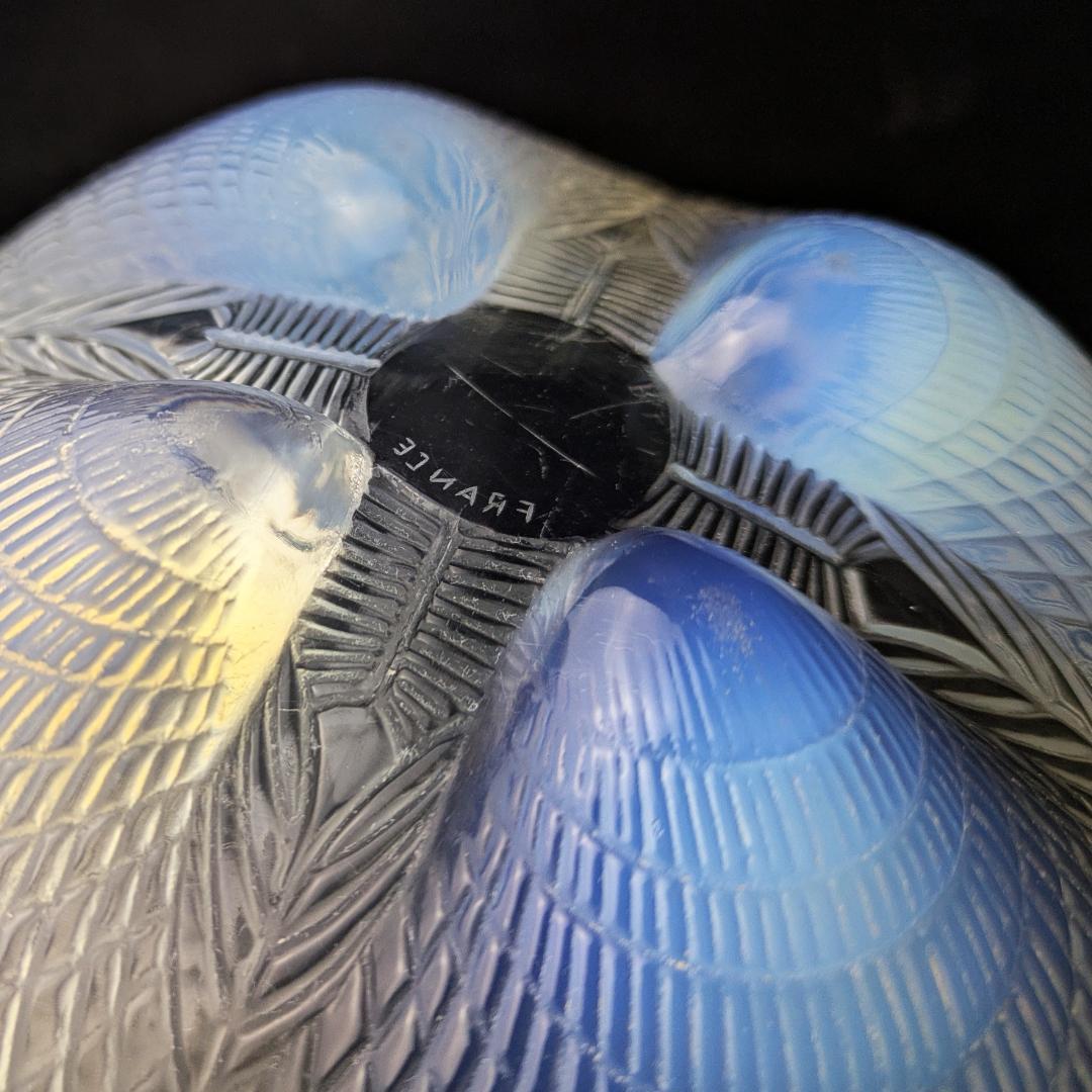 【光の表情】1924年ルネ・ラリック コキーユ 19㎝大鉢オパルセントアールデコ