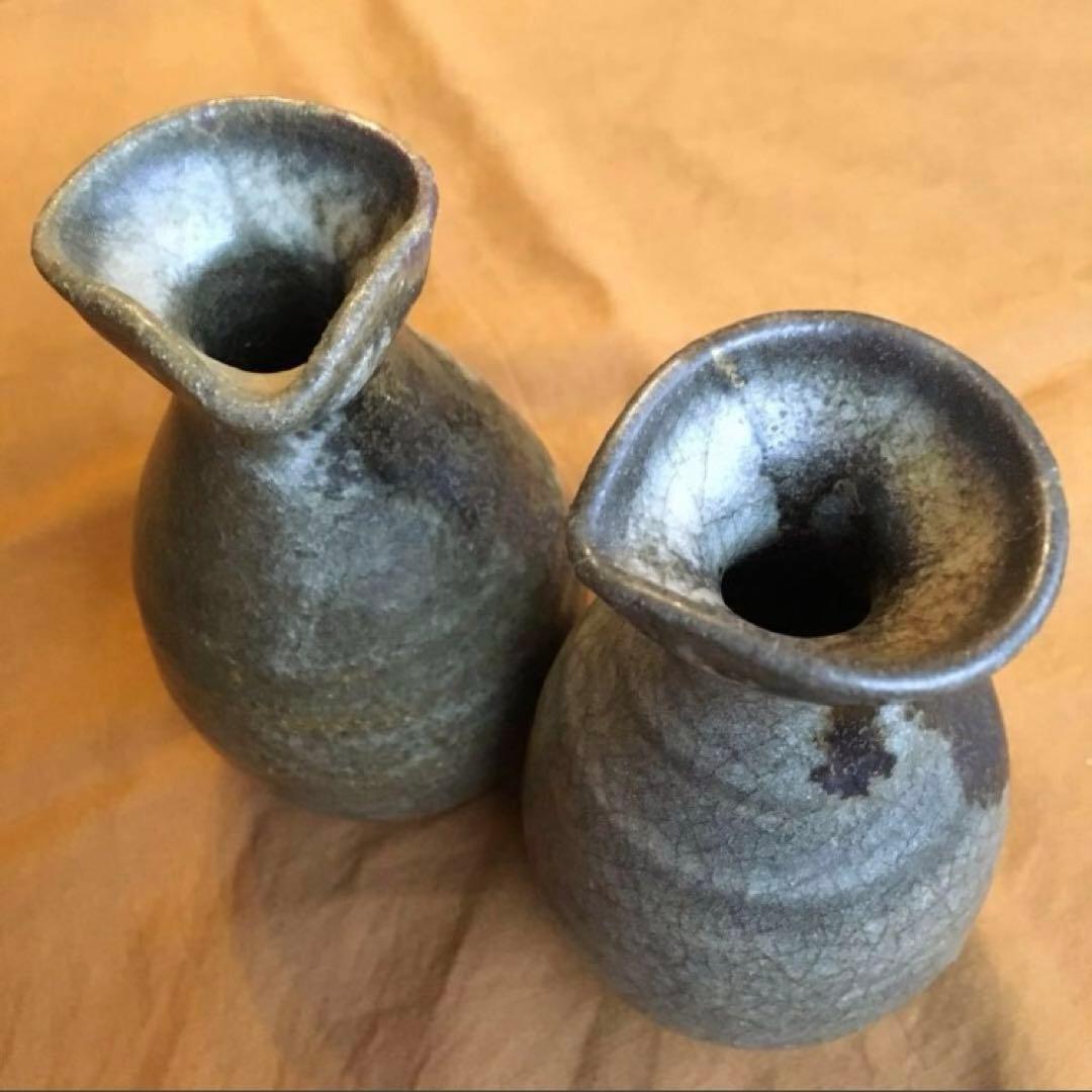 経年80年以上 古唐津 朝鮮唐津 唐津焼 徳利 酒器 陶器 焼物 一輪挿し 骨董