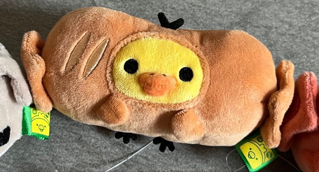 キイロイトリスーパー限定　キイロイトリ　ウインナートリオぬいぐるみ　リラックマ