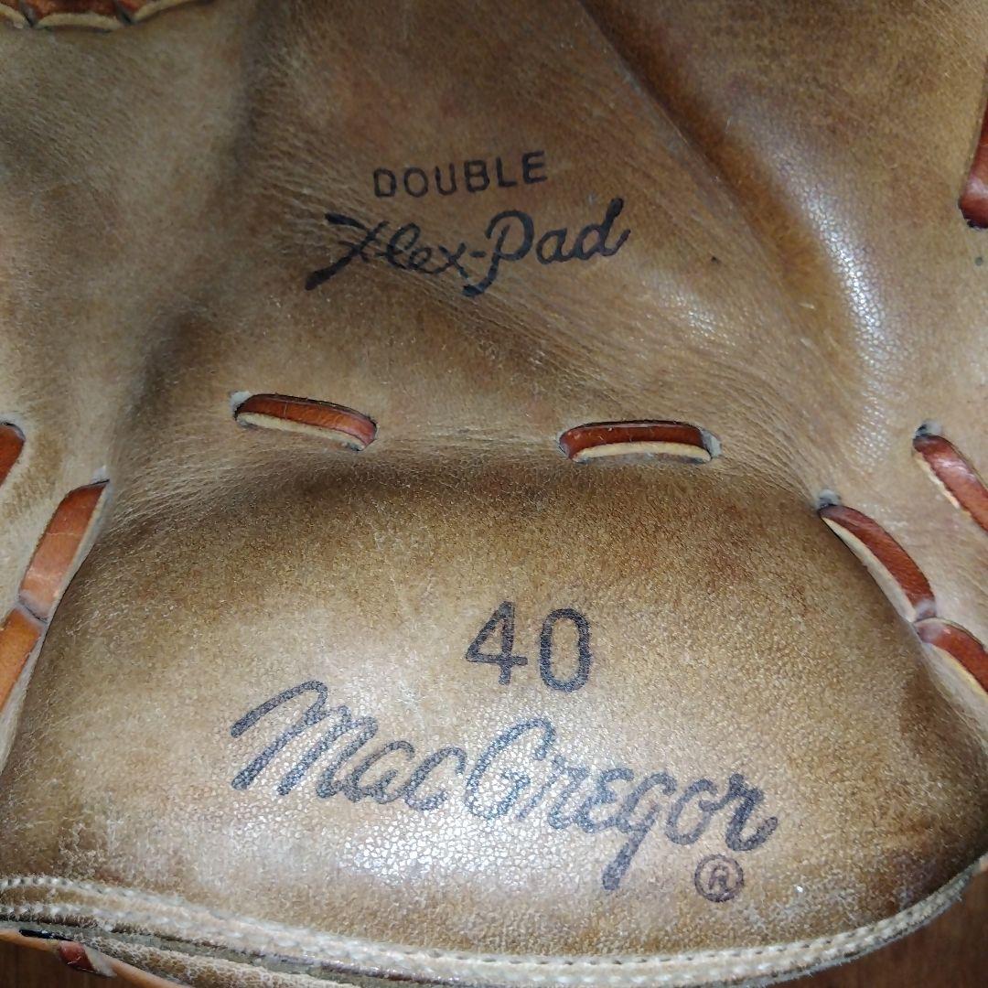 【ビンテージ レア】1960年代 MacGregor キャッチャーミット レザー