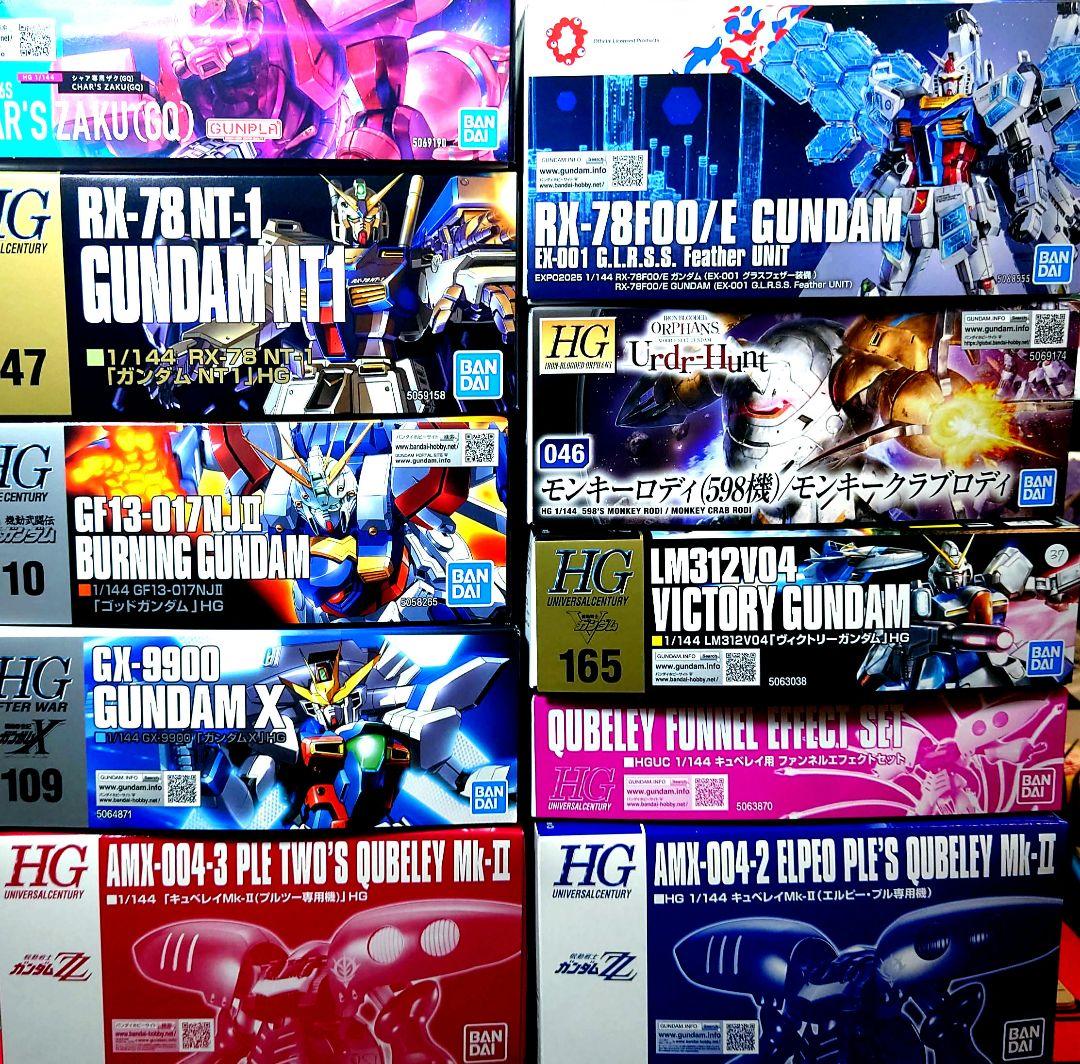 さ*ー様 【未組立】ガンプラHGセット プレバン商品あり