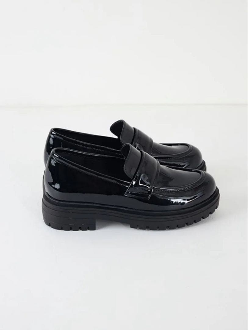 FORME ブラック ローファー レインシューズ　東原亜希　Mサイズ