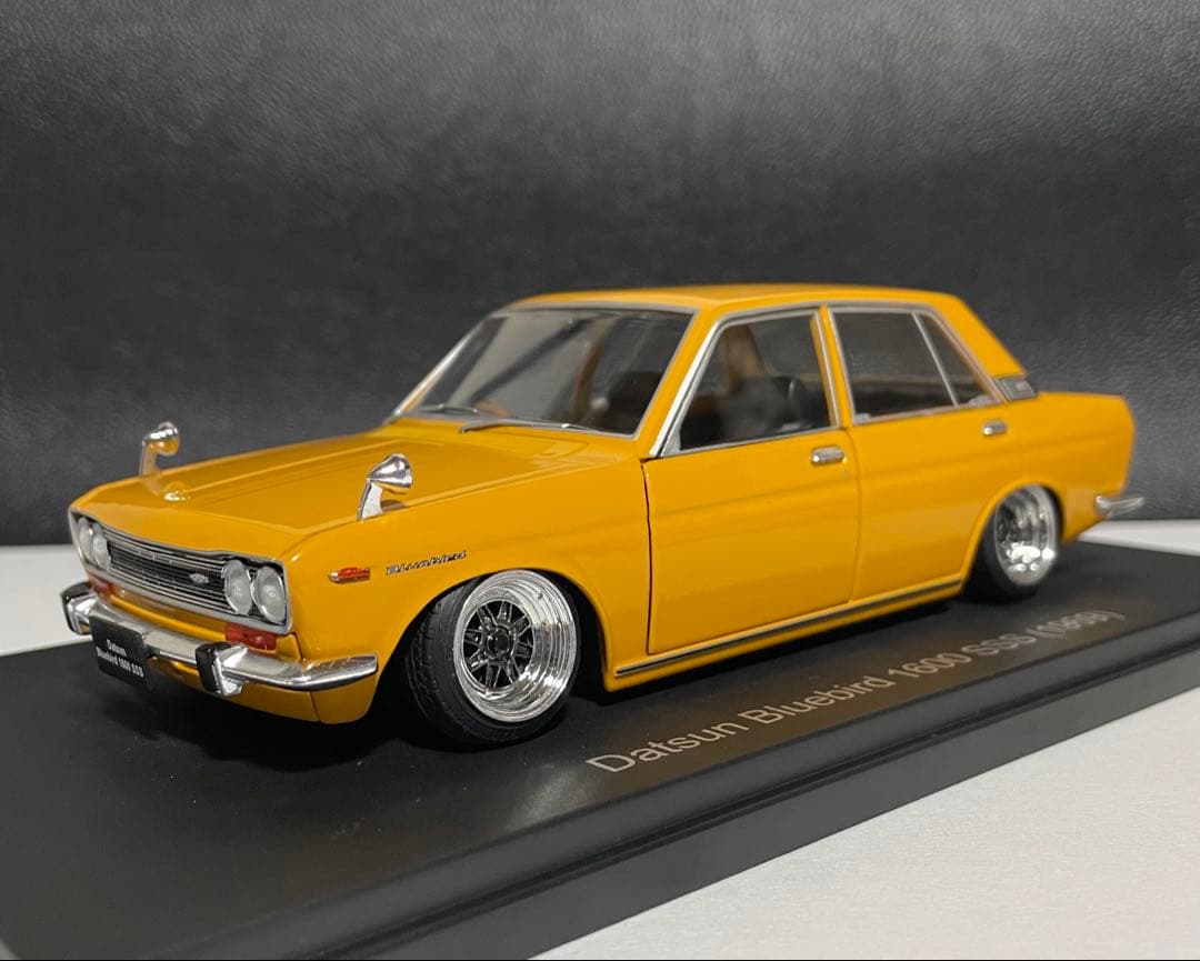 1/24 アシェット 国産名車 ダットサン ブルーバード SSS改 カスタム