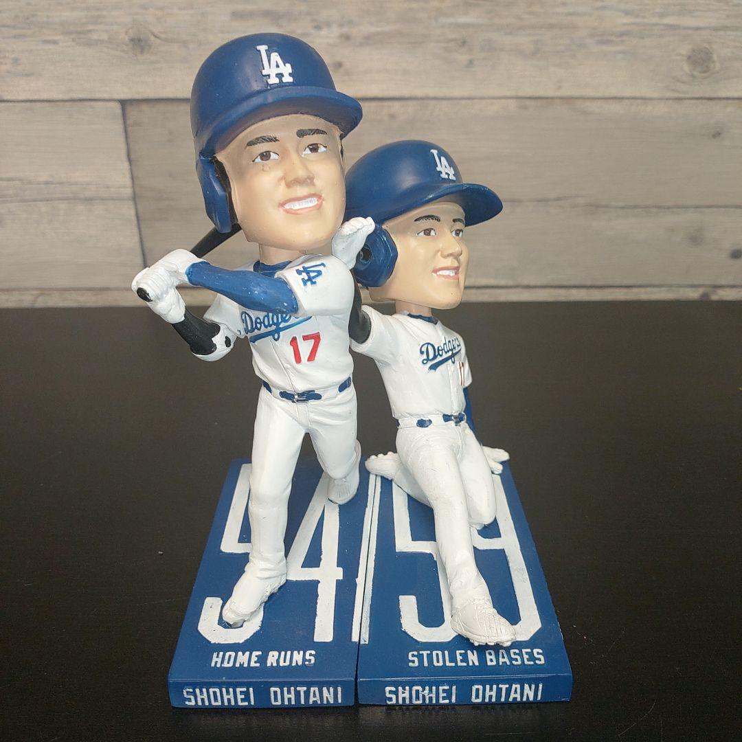 MLBボブルヘッド、大谷翔平50-50、ドジャースSGA、2体セット