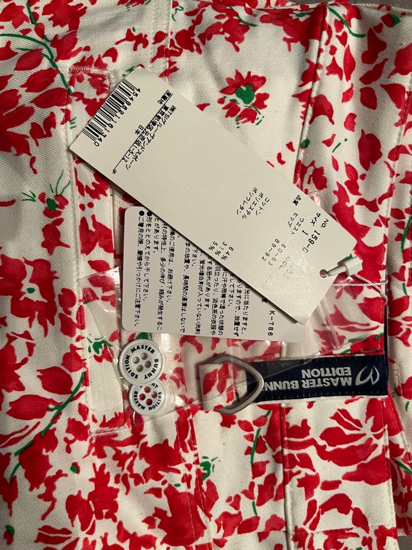 新品未使用タグ付き　MASTER BUNNY EDITION 花柄パンツ