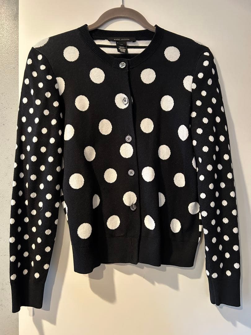 MARC JACOBS ドットストライプカーディガン S/P