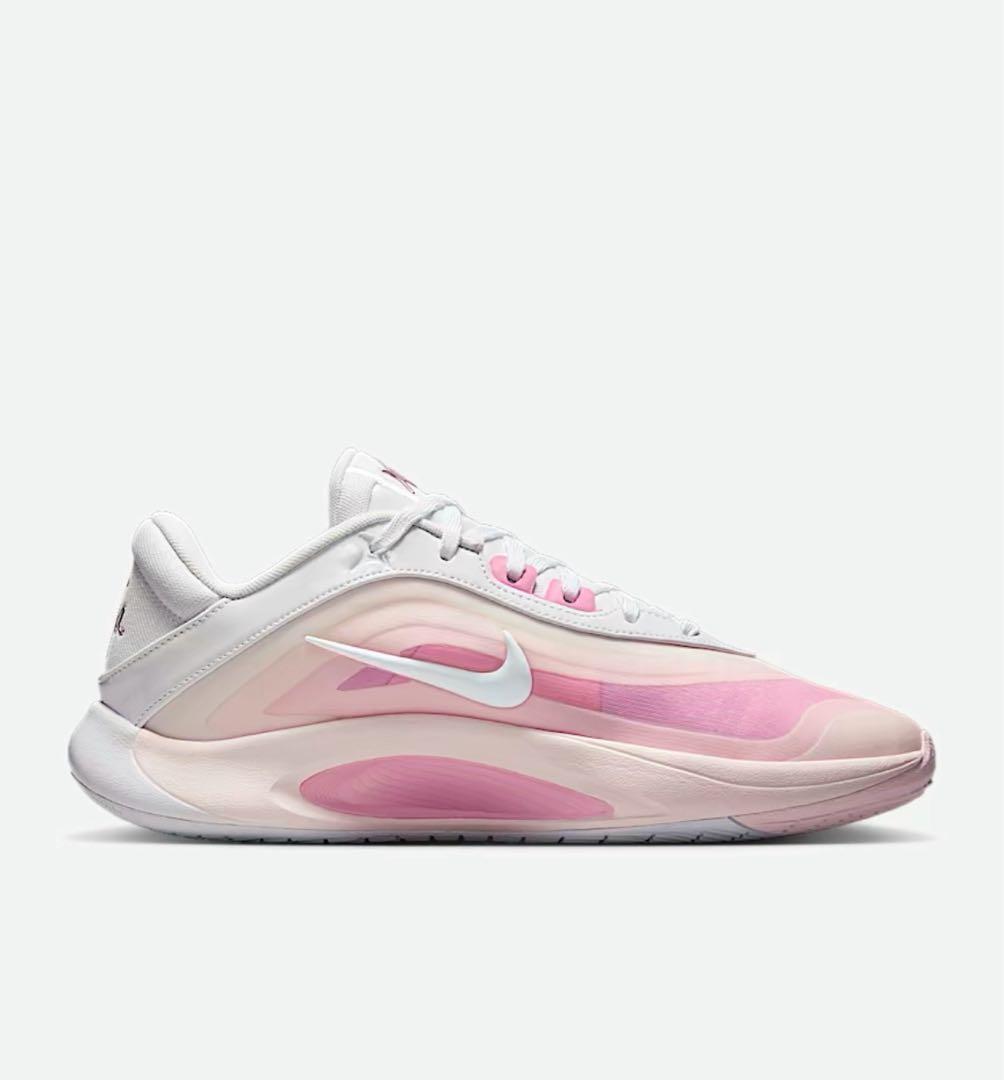 Nike ナイキバスケットボールシューズ ピンク/ホワイト