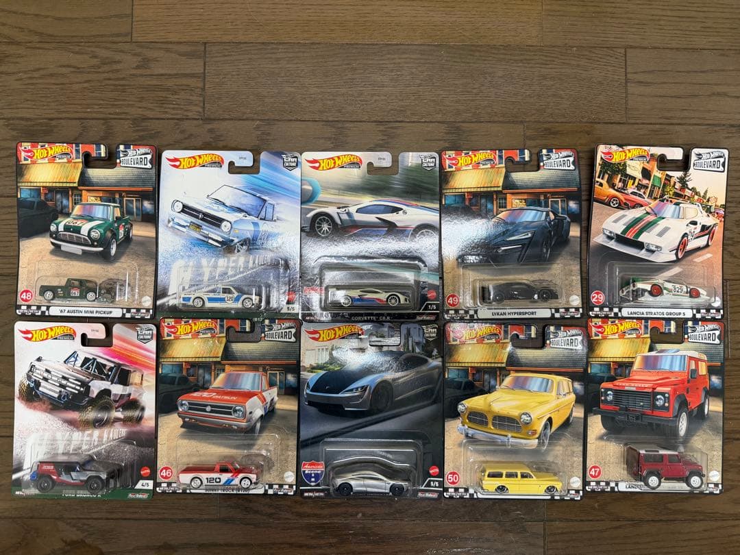 Hot Wheels ブールバードセット　10台