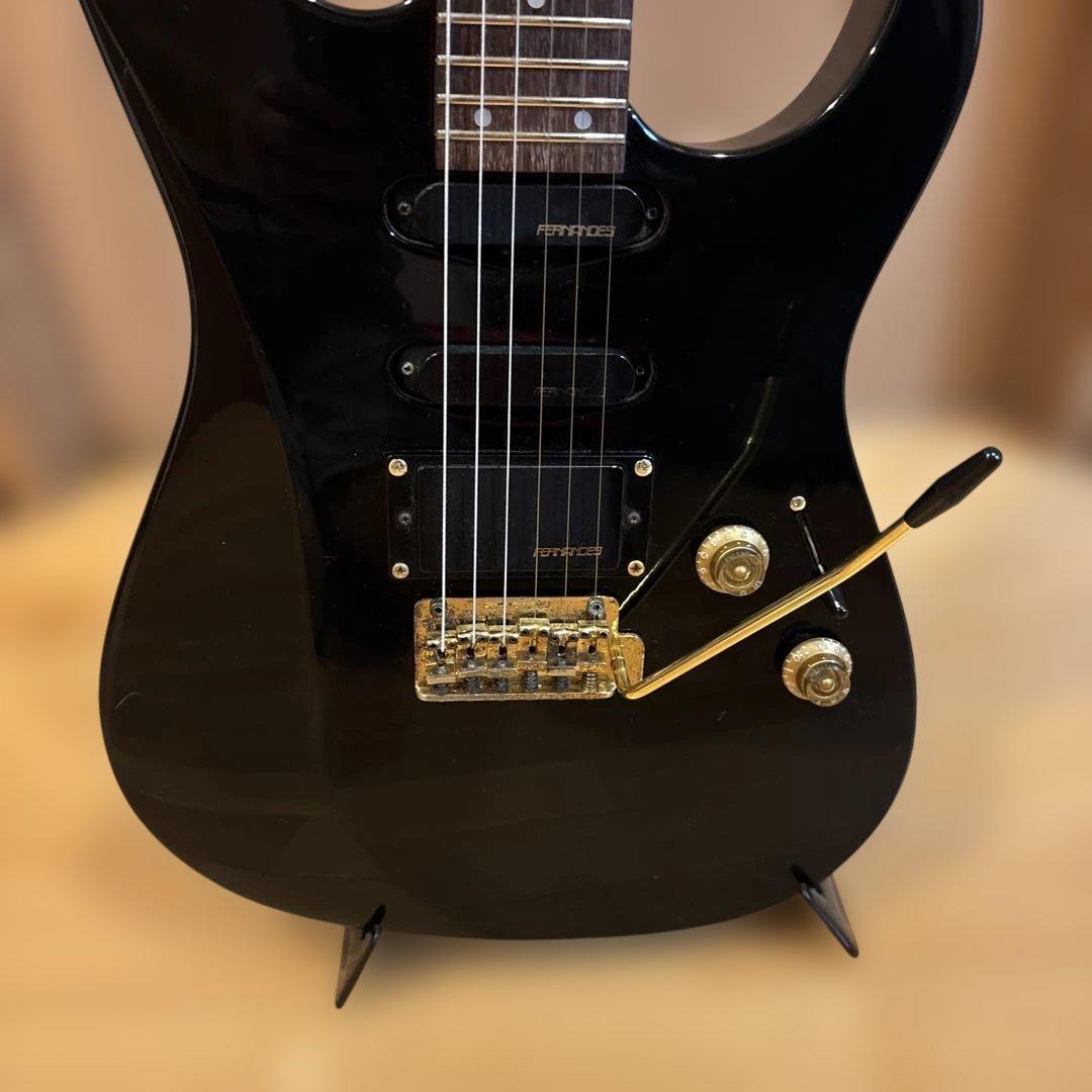 金ロゴ FERNANDES SFR-512 ストラトゴールドパーツ仕様 アーム付