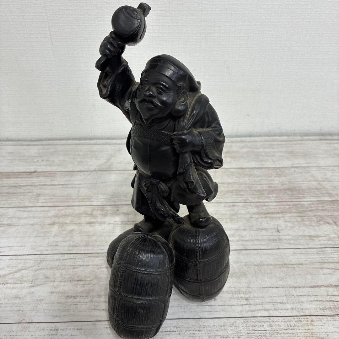 七福神 大黒天 置物 金属製