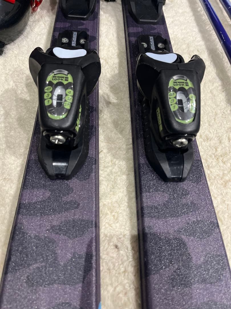 スキー板130cmストック 110cmブーツ 23.5〜24.0cmセット