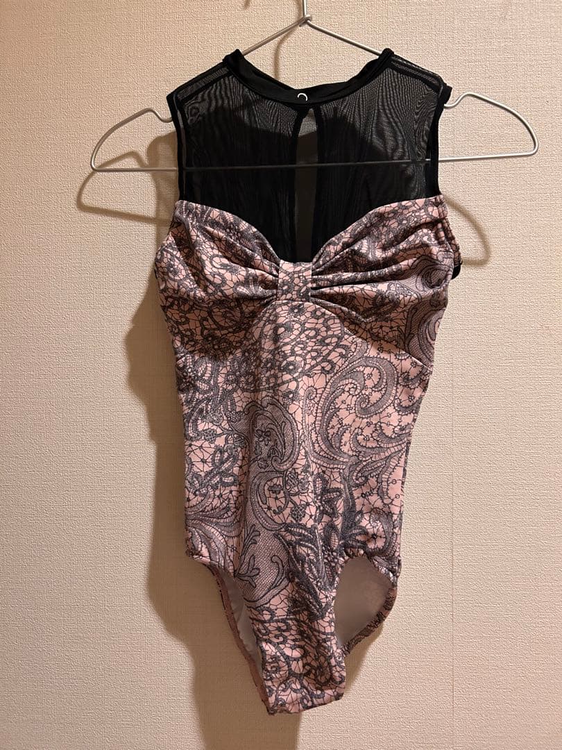 stina ホルダーネック花柄　レオタード　Sサイズ