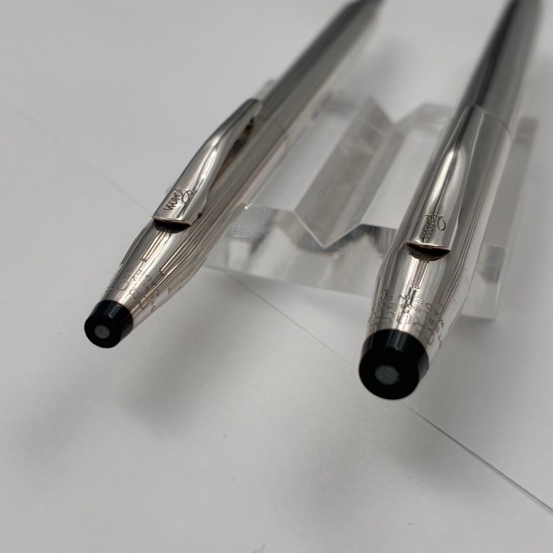 CROSS クロス センチュリー スターリングシルバー 万年筆ボールペンセット