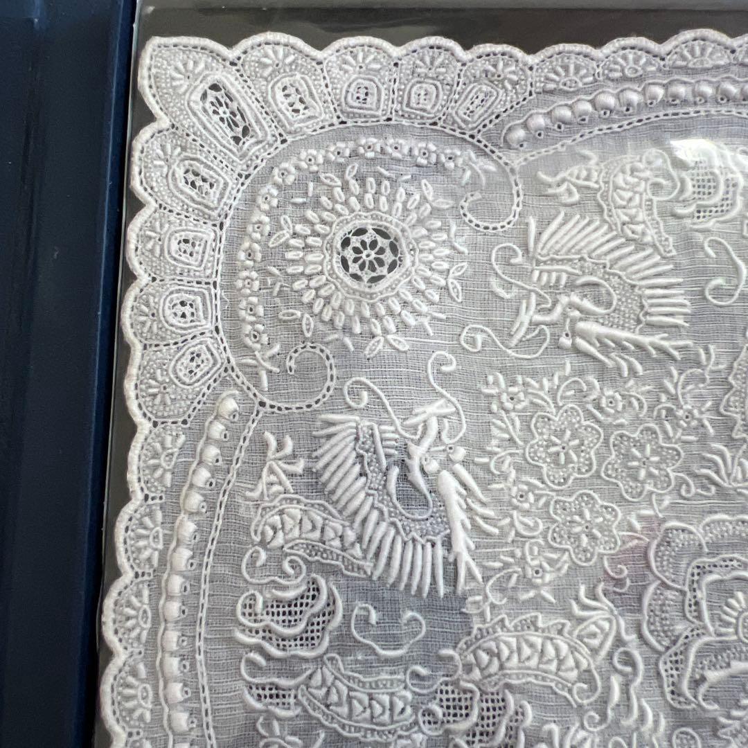 新品　中国スワトウ　刺繍ハンカチ