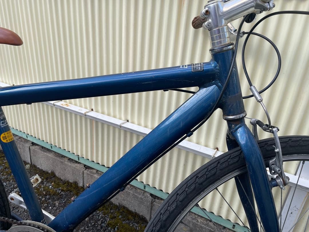 クロスバイク　アイアンブルー700C/cyma 7段変速　お得セット