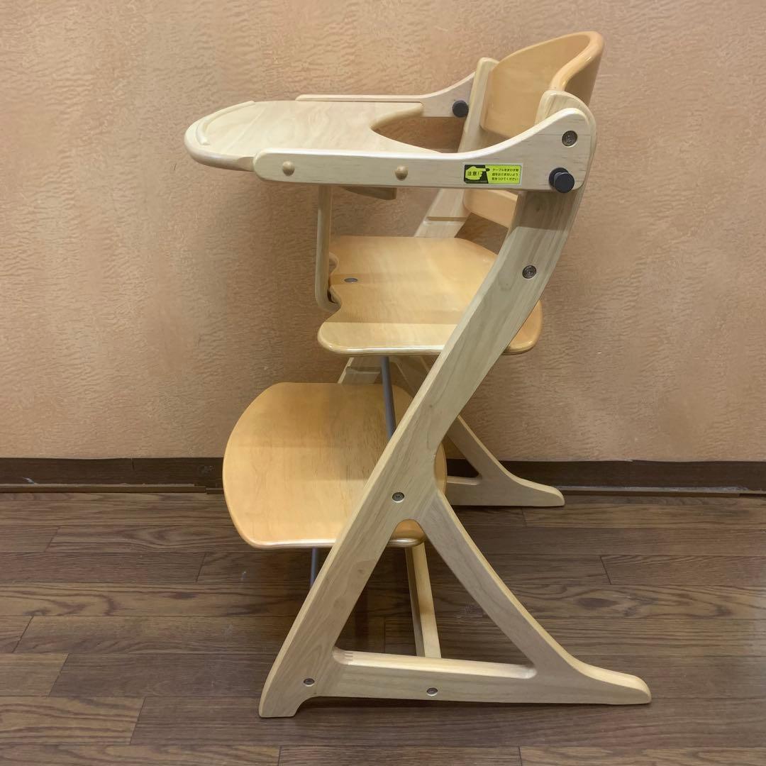 ☆美品☆【大和屋】yamatoya すくすくチェアプラス テーブルガード付き②