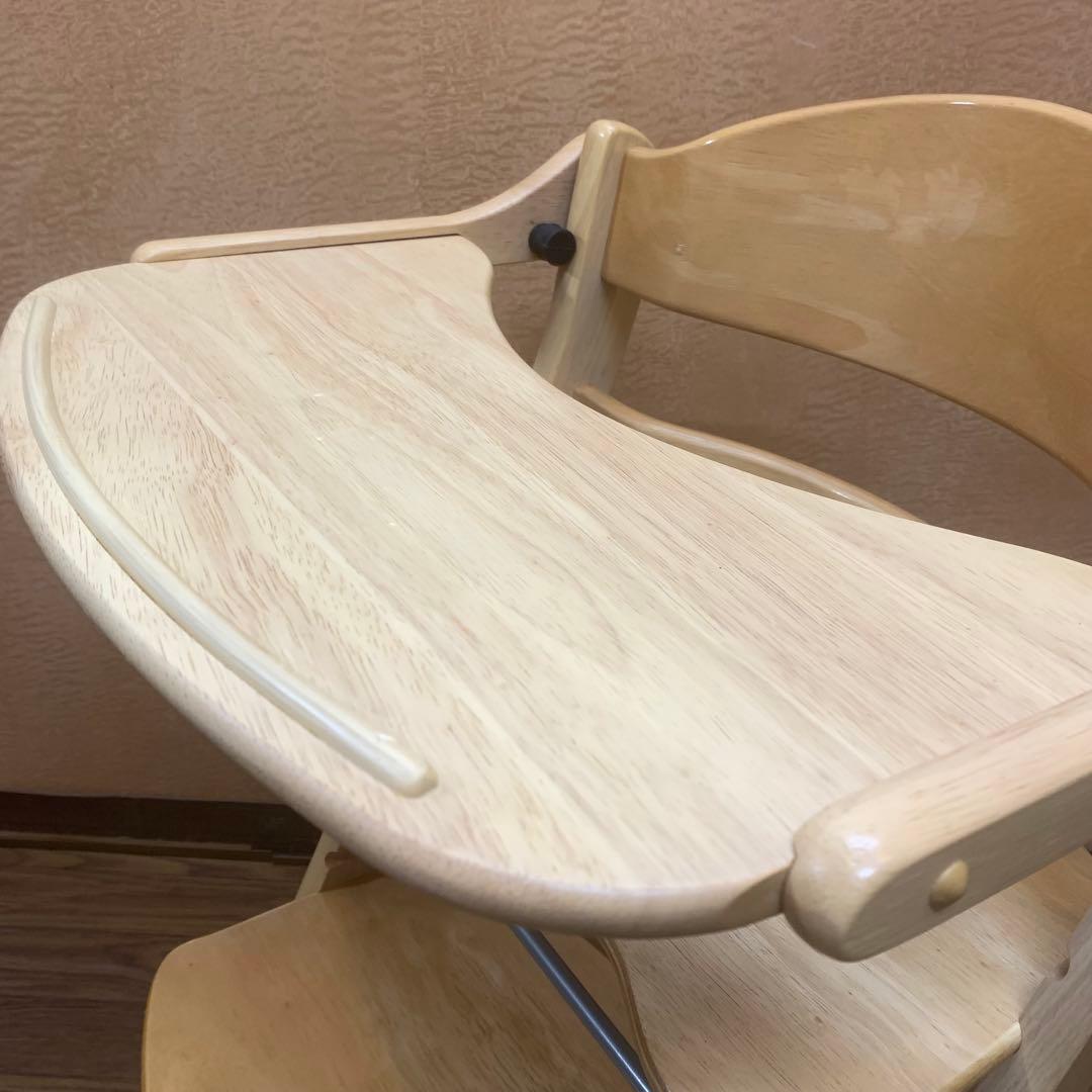 ☆美品☆【大和屋】yamatoya すくすくチェアプラス テーブルガード付き②