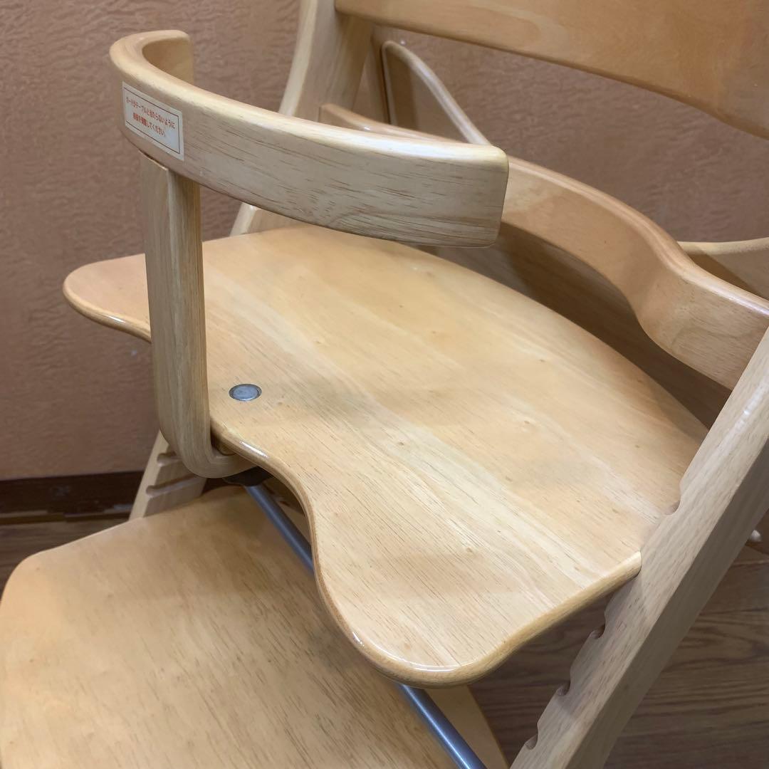 ☆美品☆【大和屋】yamatoya すくすくチェアプラス テーブルガード付き②