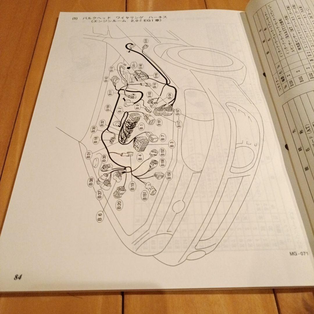 インプレッサ　電気配線図集　GC8 GF6他