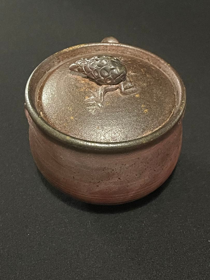 希少 古美術 備前焼　作家 竹村永楽 宝瓶　急須　茶器　茶道具